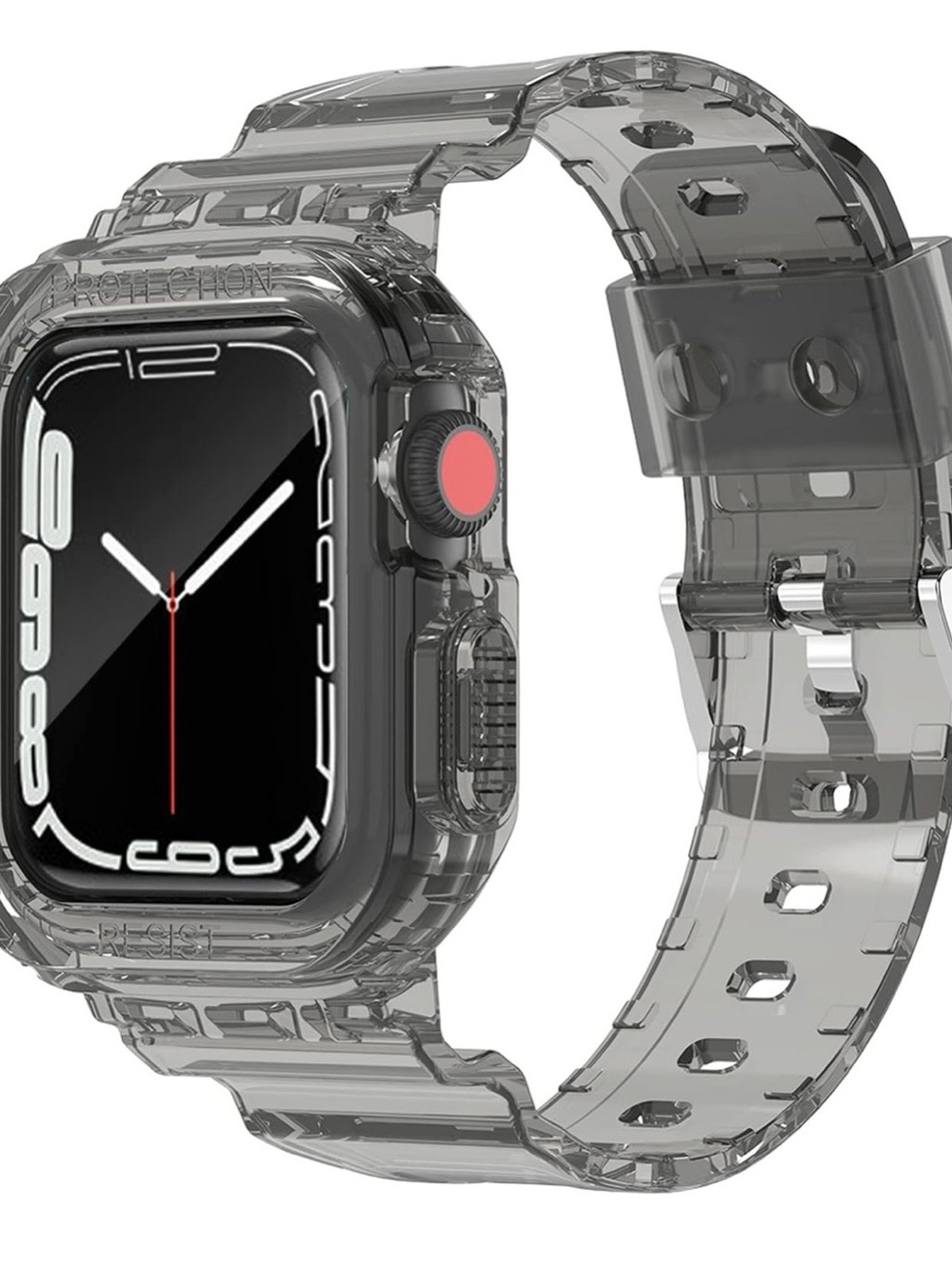 Durable Transparent Clear iWatch Bands Soft TPU Sport Band